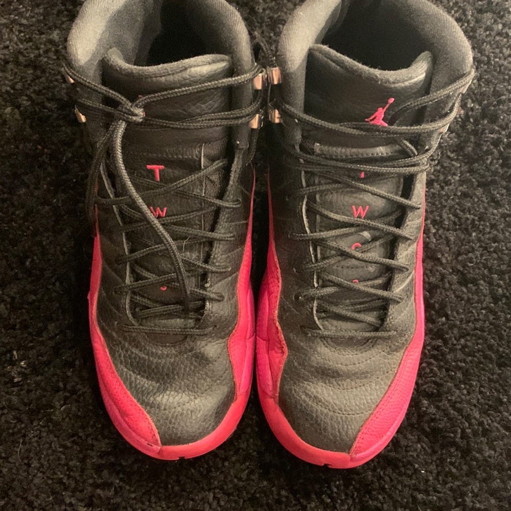 jordan 12s (pink) -used condition